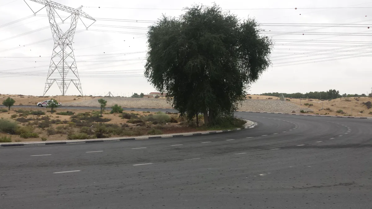 Ras Al Khor Road in United Arab Emirates