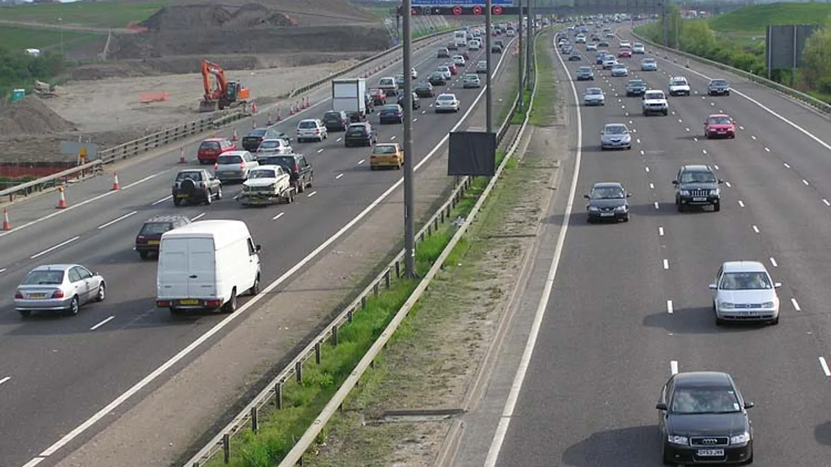 M25 Motorway in United Kingdom