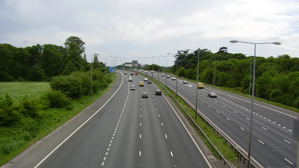 M6 Motorway in United Kingdom