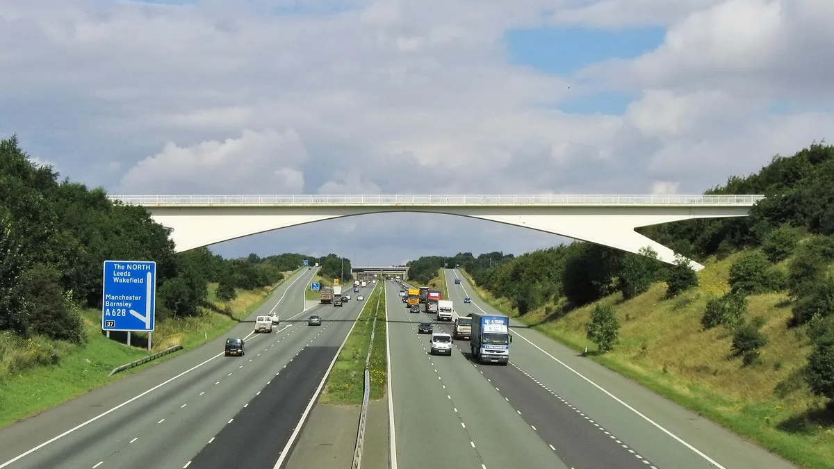M1 Motorway in United Kingdom