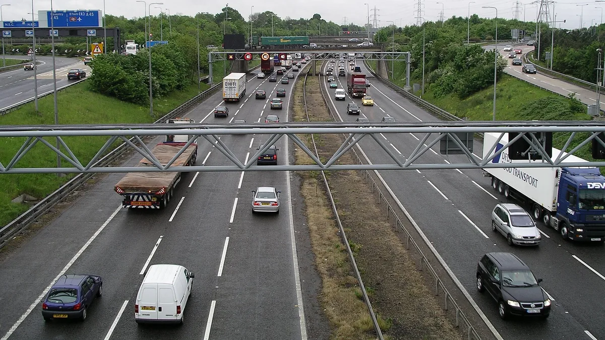 M42 Motorway in United Kingdom