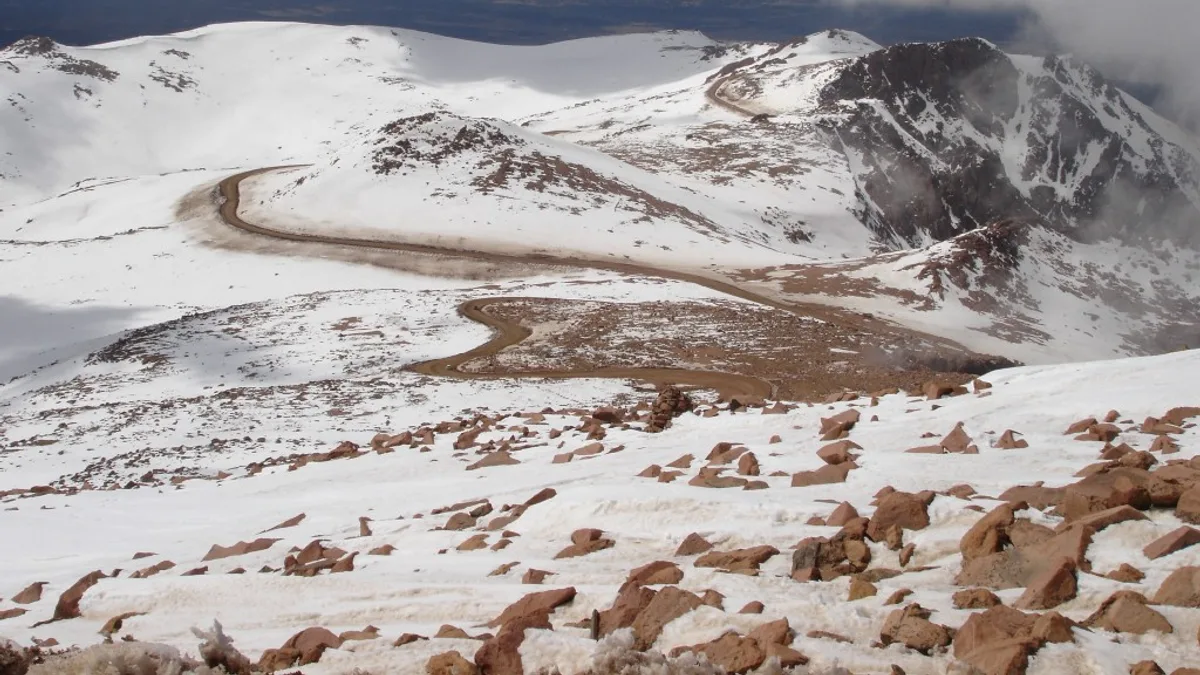 Pikes Peak Highway in United States