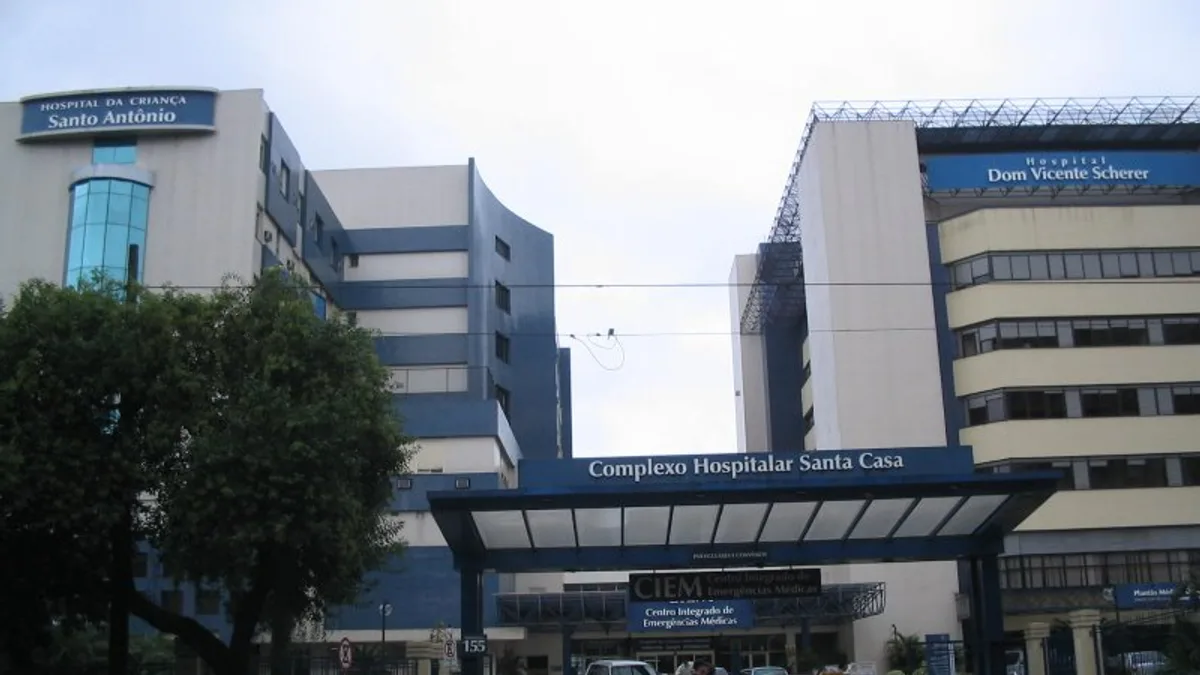 Santa Casa de Misericórdia de Porto Alegre in Brazil