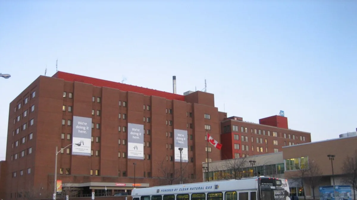 Hamilton General Hospital in Canada