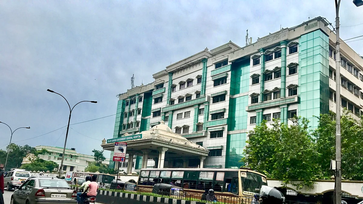 Rajiv Gandhi Government General Hospital in India