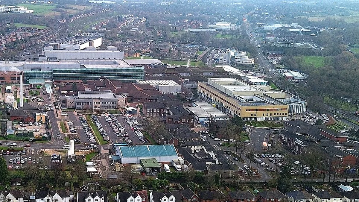 Royal Stoke University Hospital in United Kingdom