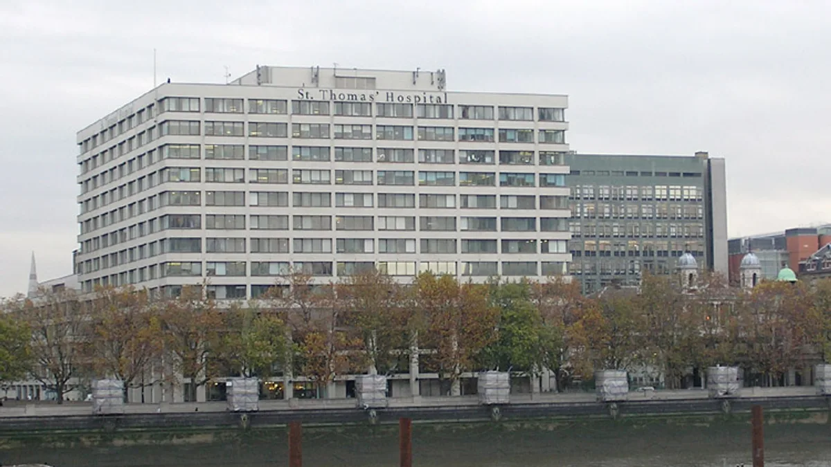 St Thomas' Hospital in United Kingdom