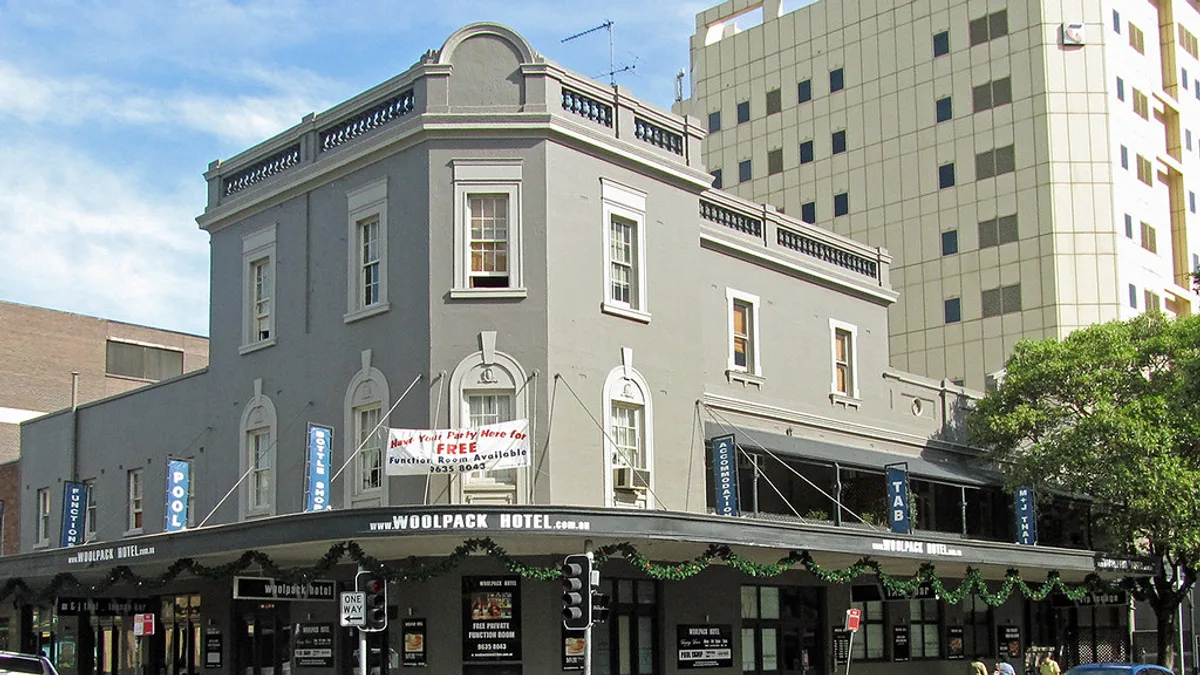 Woolpack Hotel in Australia