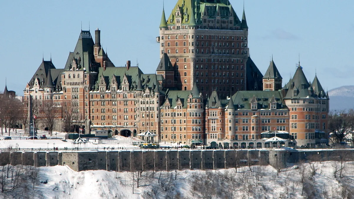 Fairmont Le Château Frontenac in Canada