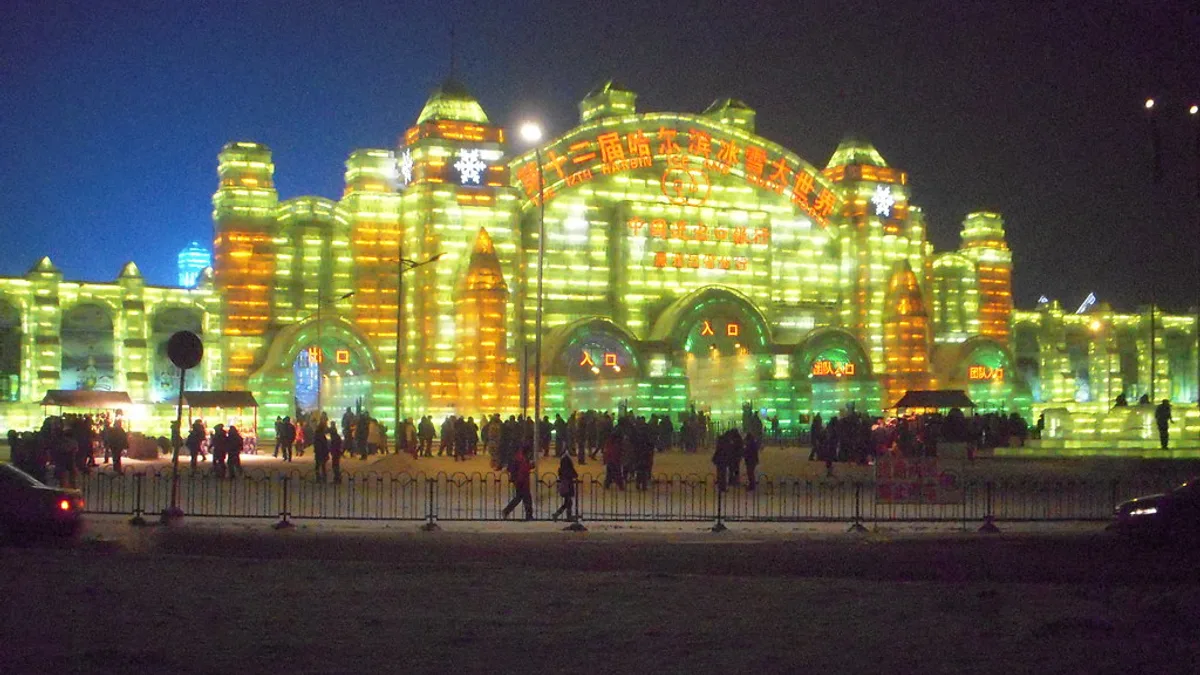 Modern Hotel Harbin in China