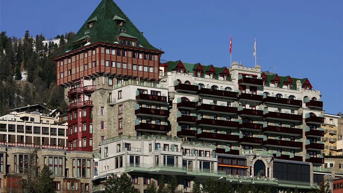 Badrutt's Palace Hotel in Switzerland
