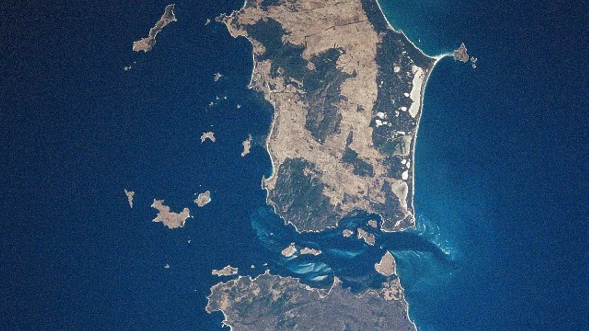 Cape Barren Island in Australia