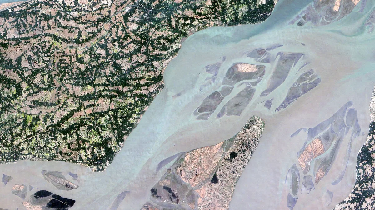 Bhola Island in Bangladesh