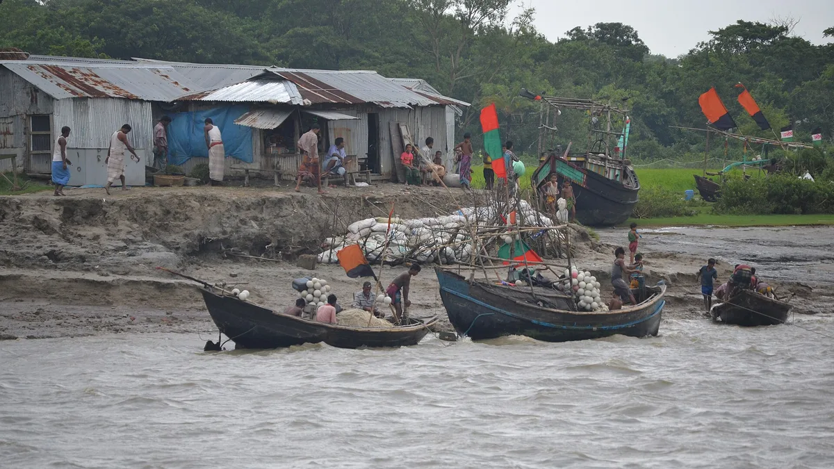 Hatiya Island in Bangladesh