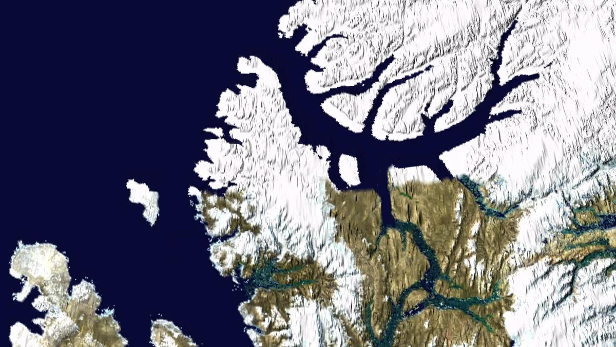 Axel Heiberg Island in Canada