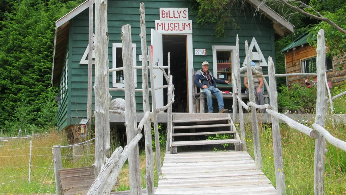 Gilford Island in Canada