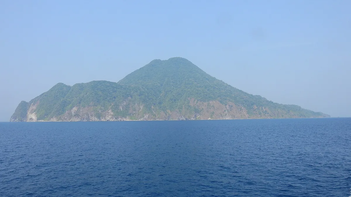 Narcondam Island in India