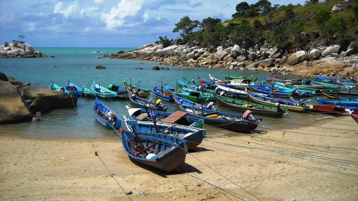 Bangka Island in Indonesia