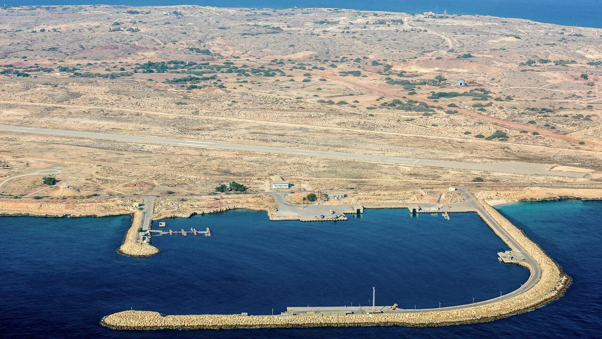 Abu Musa Island in Iran