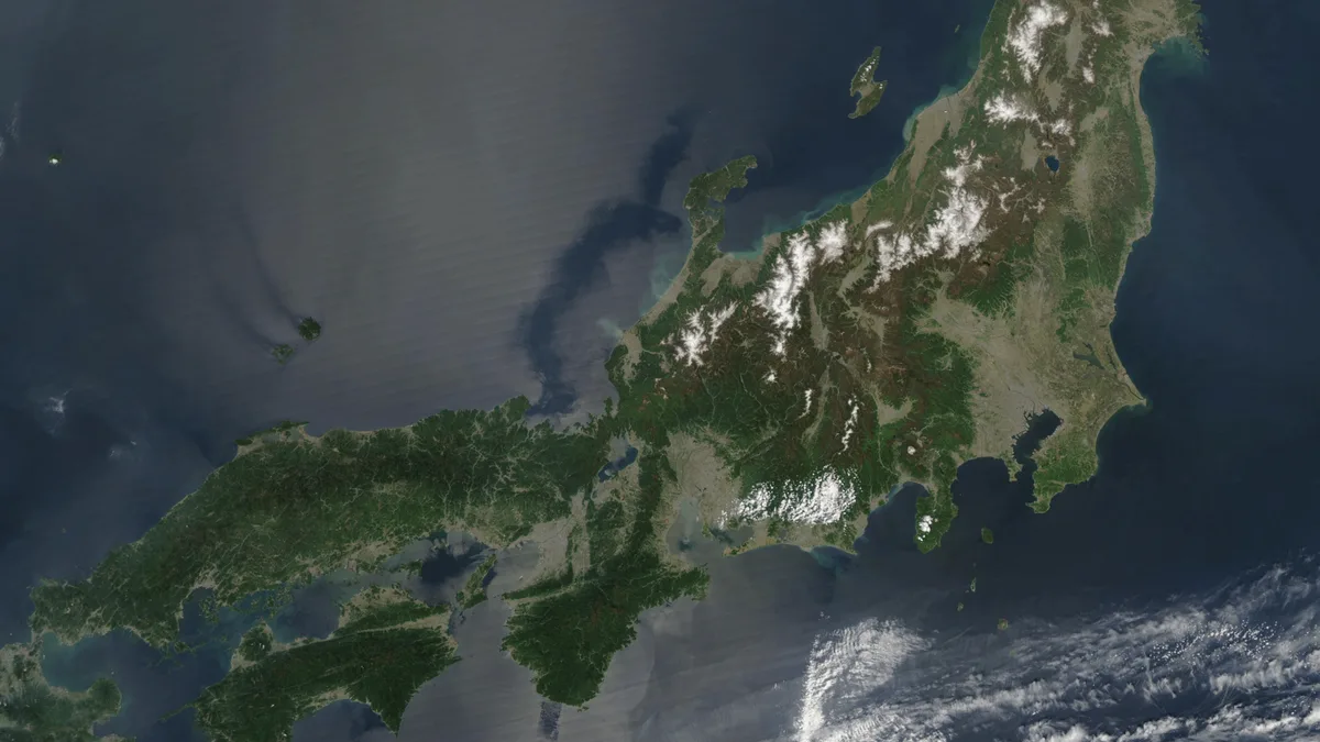Honshu in Japan