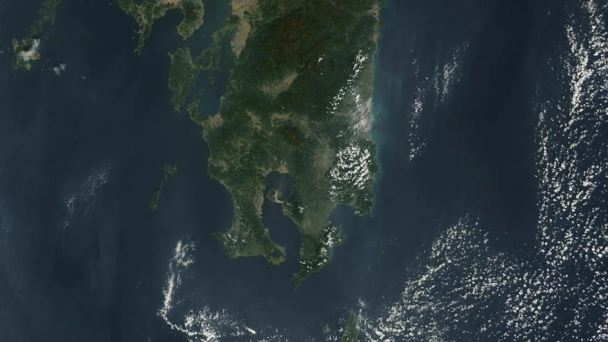 Kyushu in Japan