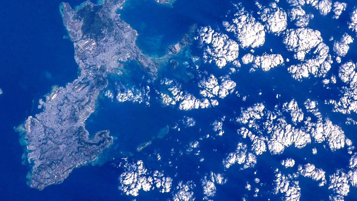 Okinawa Island in Japan
