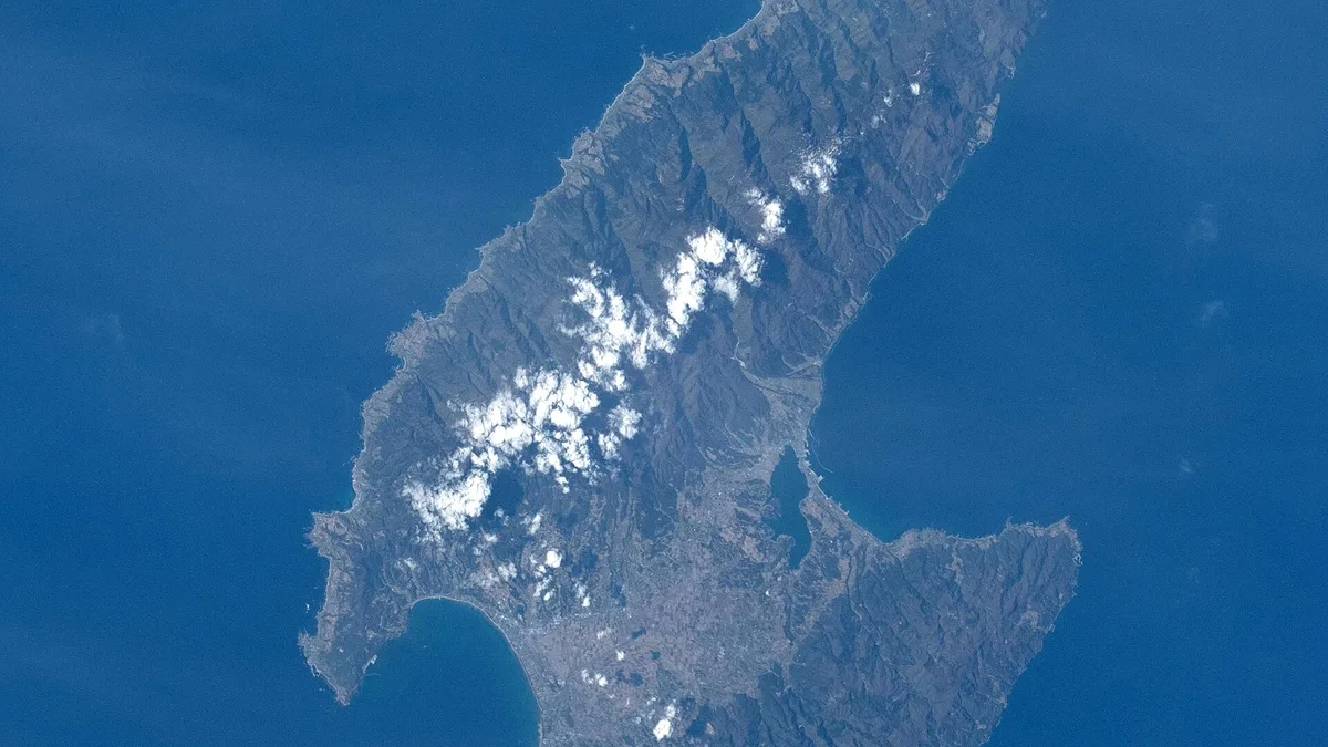 Sado Island in Japan