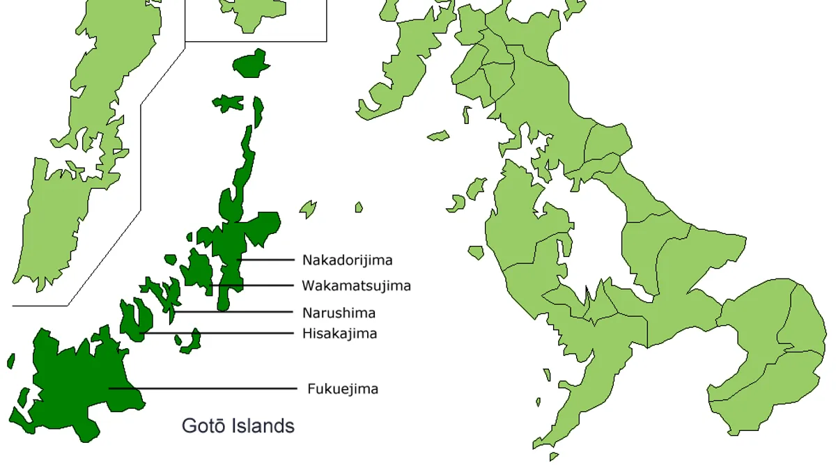 Fukue Island in Japan