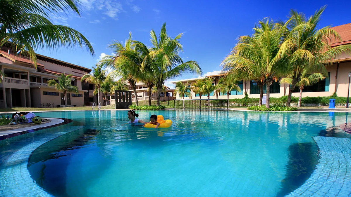 Tinggi Island in Malaysia
