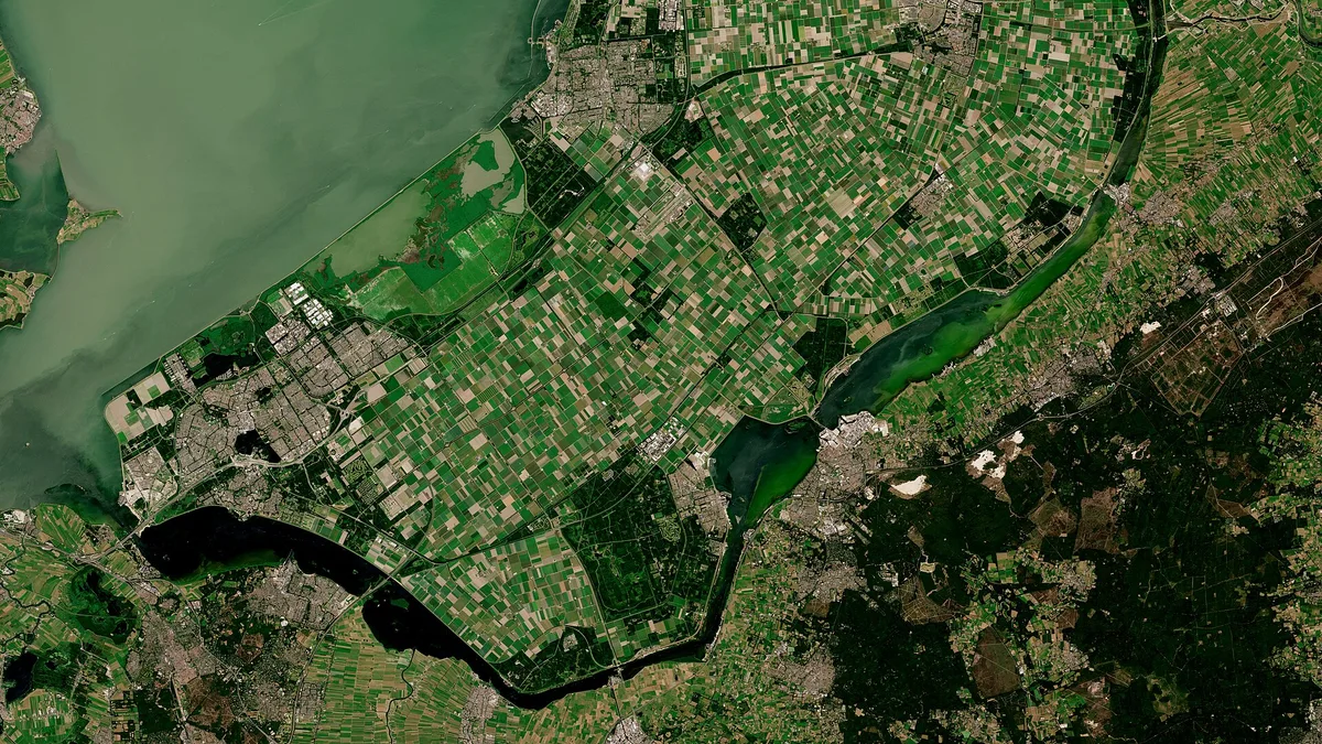 Flevopolder in Netherlands