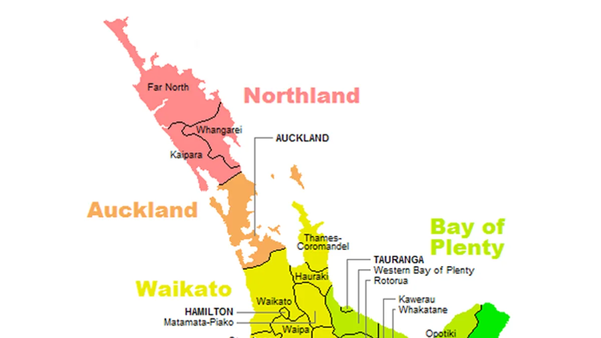 North Island in New Zealand
