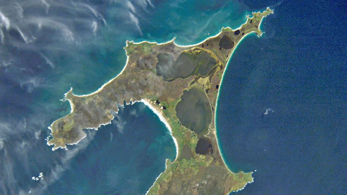 Chatham Island in New Zealand