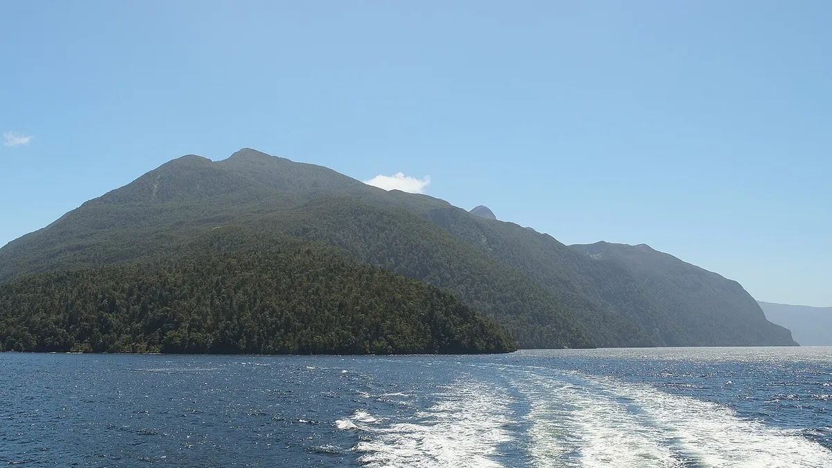 Secretary Island in New Zealand