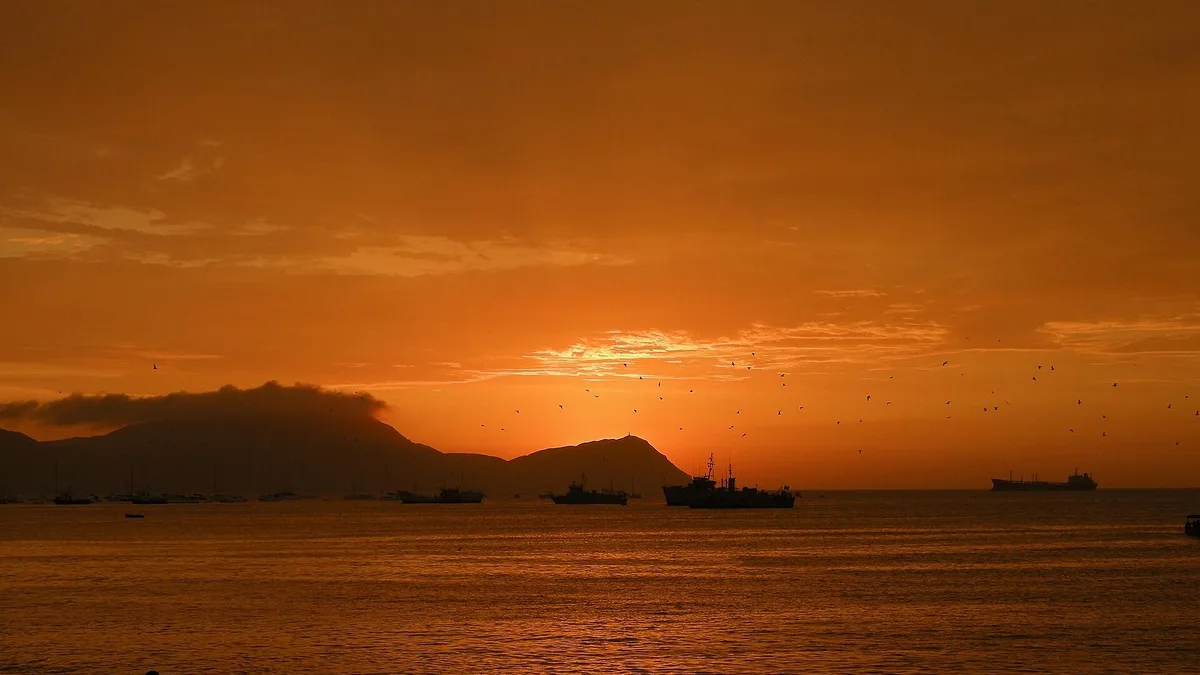 Isla San Lorenzo in Peru