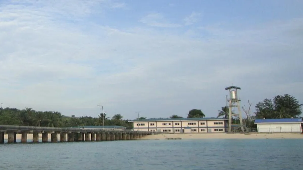 Taganak Island in Philippines