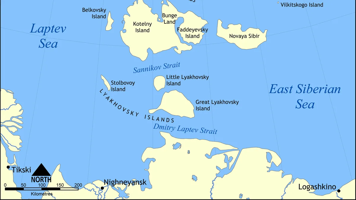 New Siberia Island in Russia
