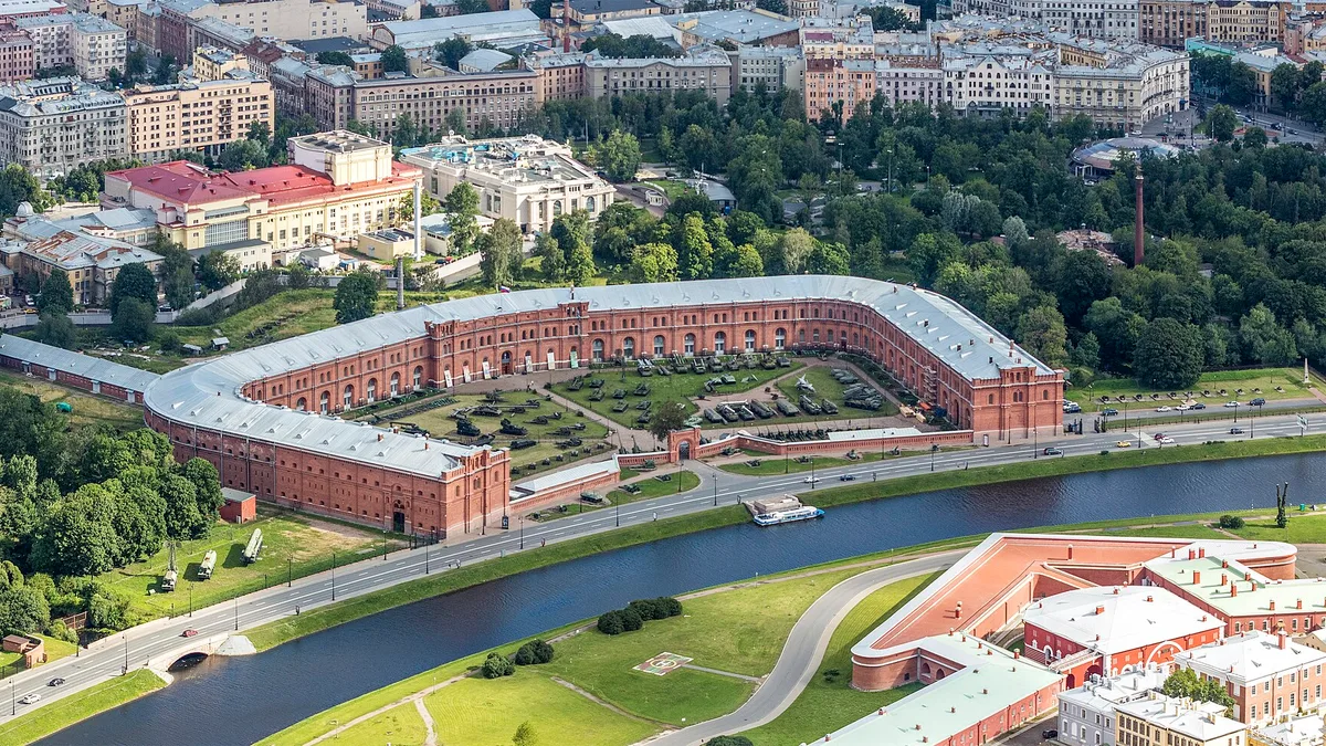 Petrogradsky Island in Russia