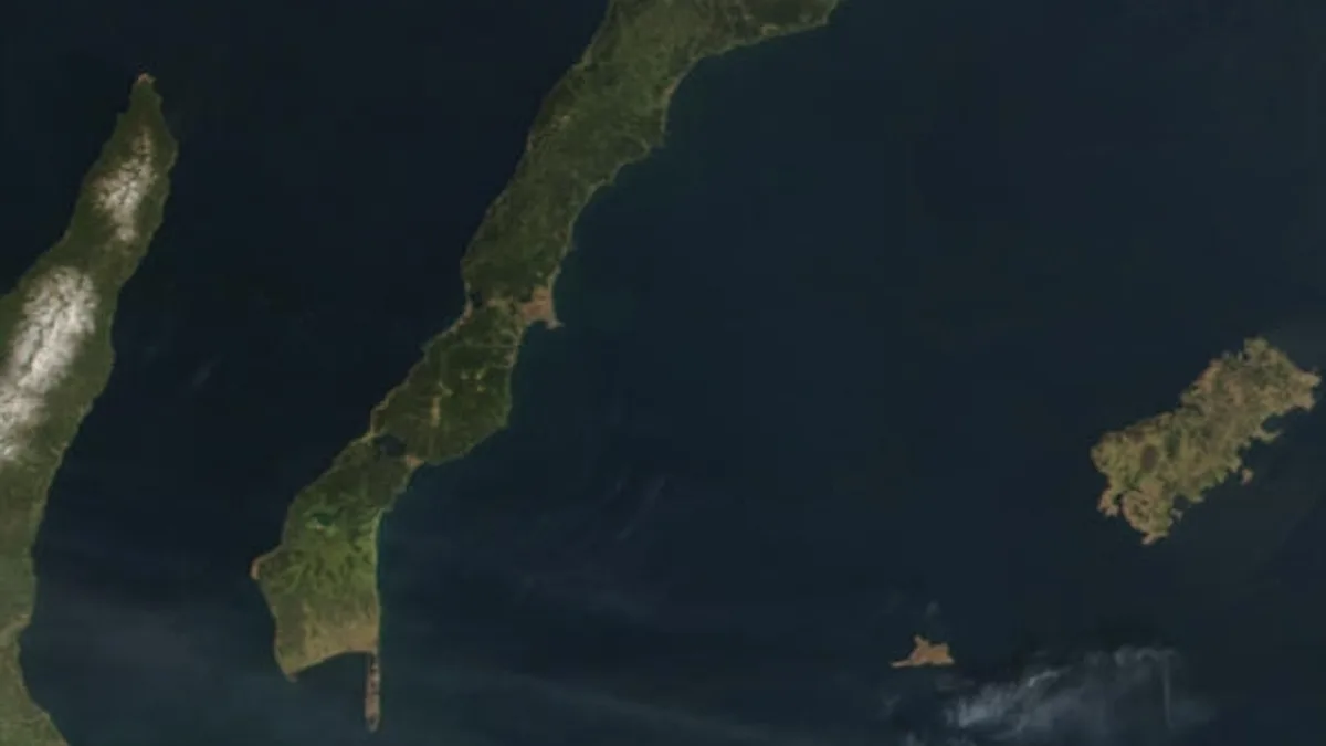 Kunashir Island in Russia