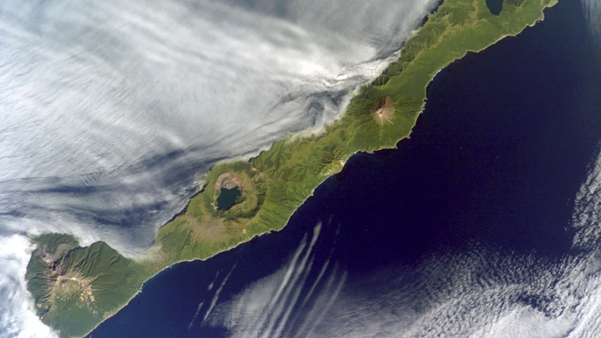 Simushir Island in Russia