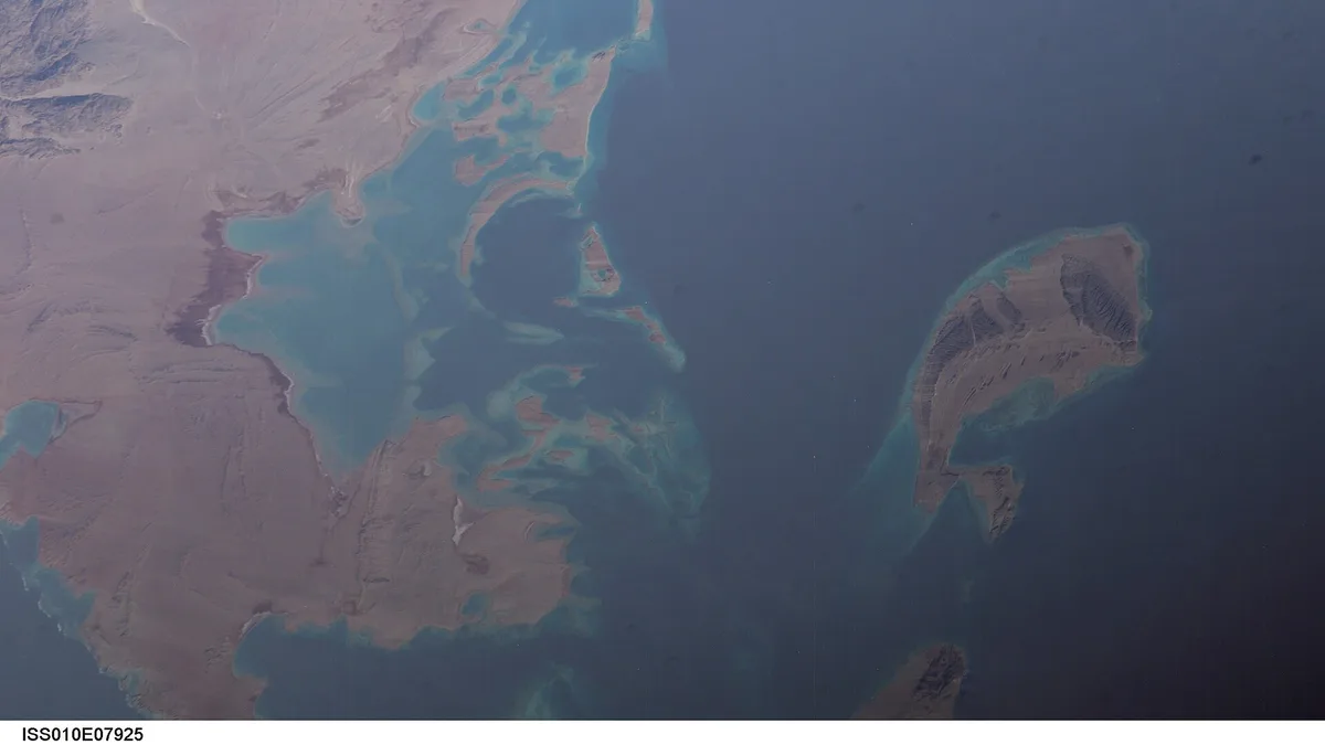 Sanafir Island in Saudi Arabia