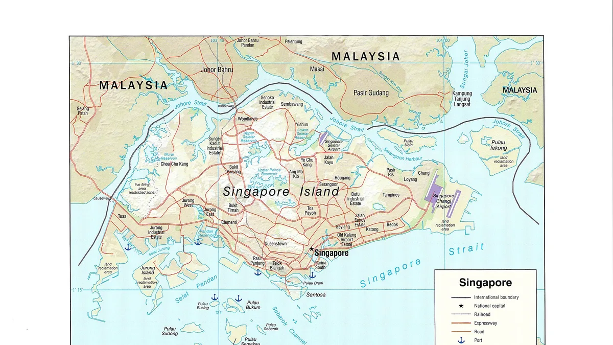 Pulau Tekong in Singapore