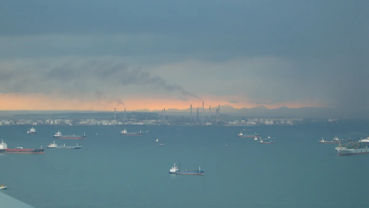 Pulau Bukom in Singapore