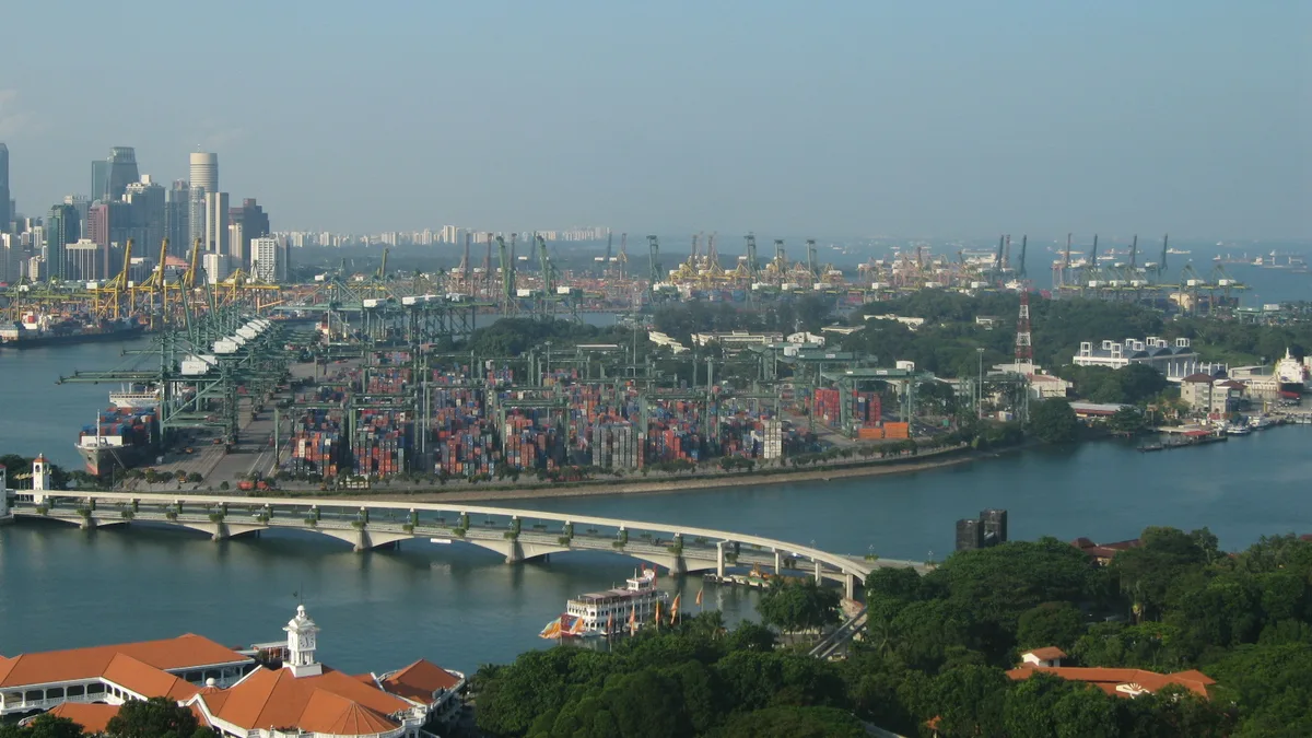 Pulau Brani in Singapore