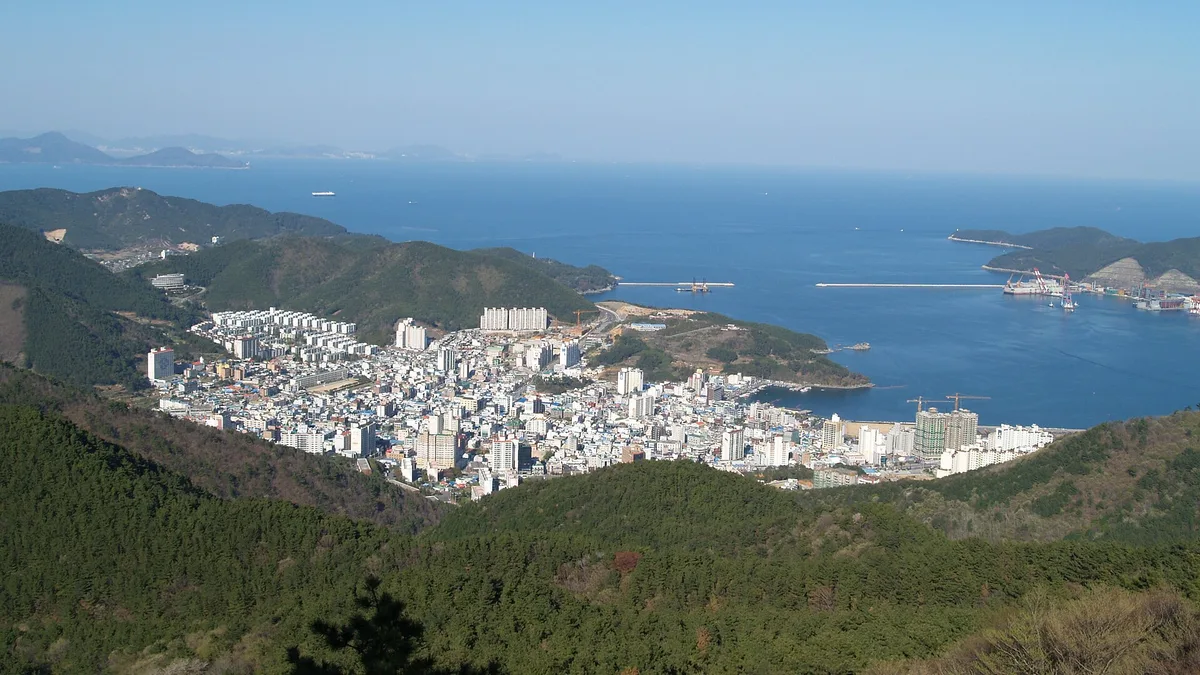 Geoje Island in South Korea
