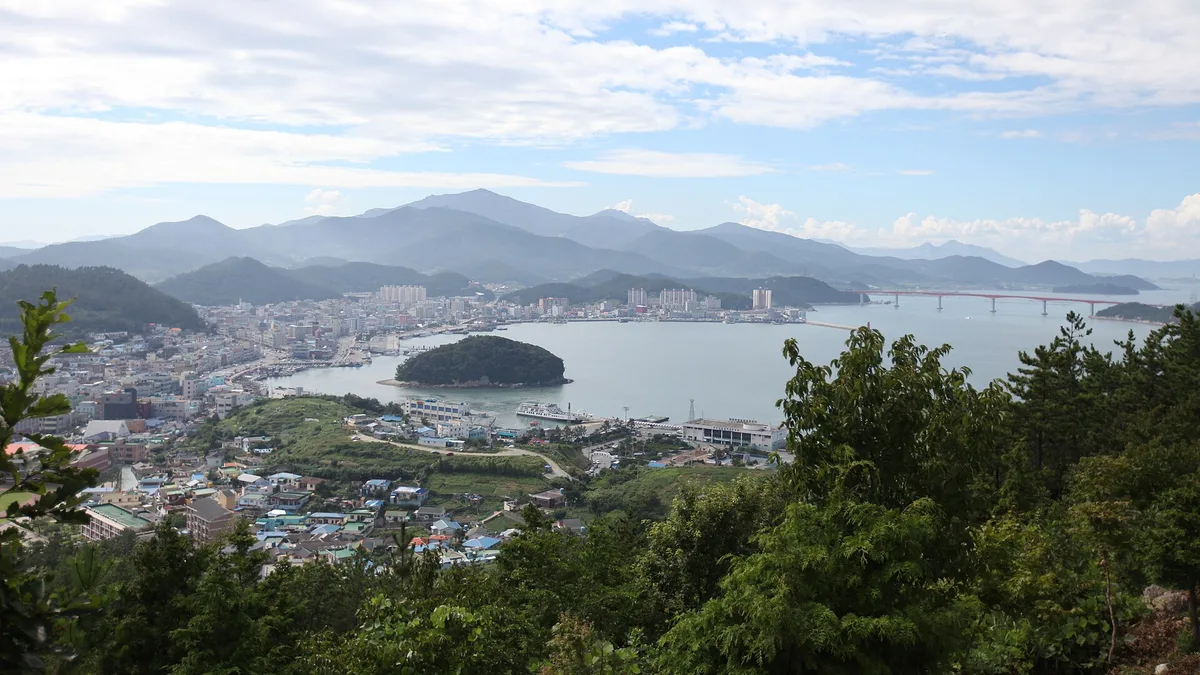 Wando Island in South Korea