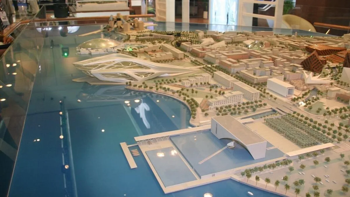 Saadiyat Island in United Arab Emirates