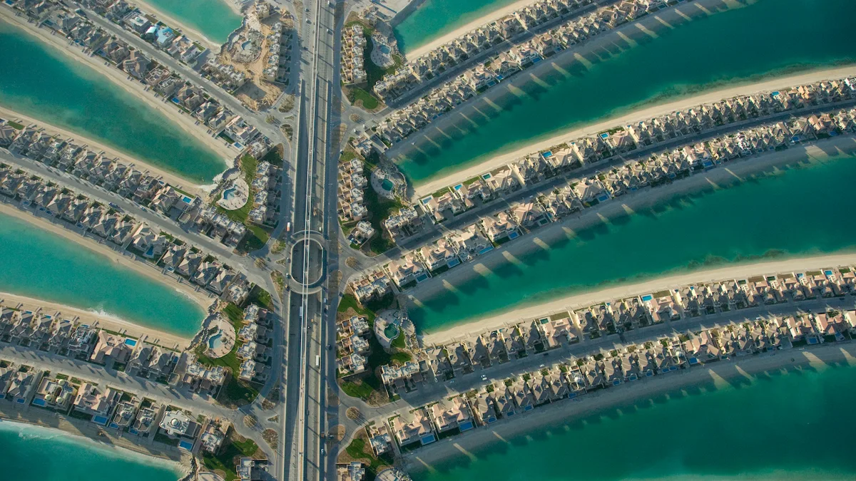 Palm Jumeirah in United Arab Emirates