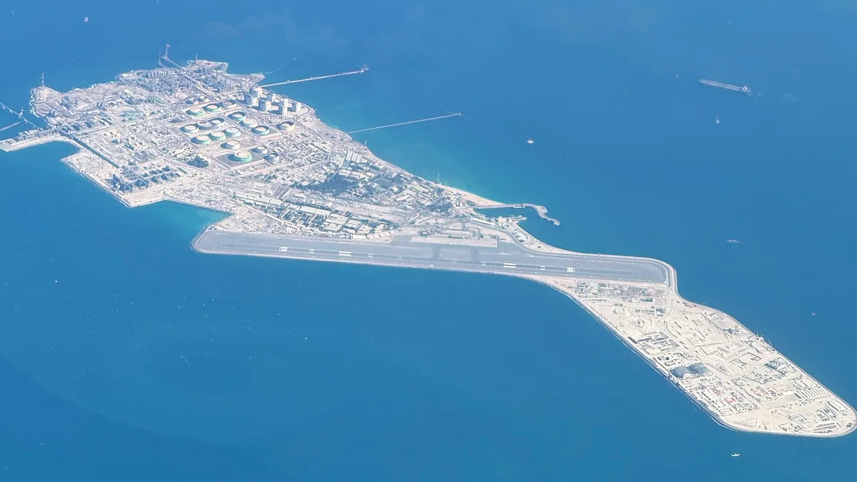Das Island in United Arab Emirates