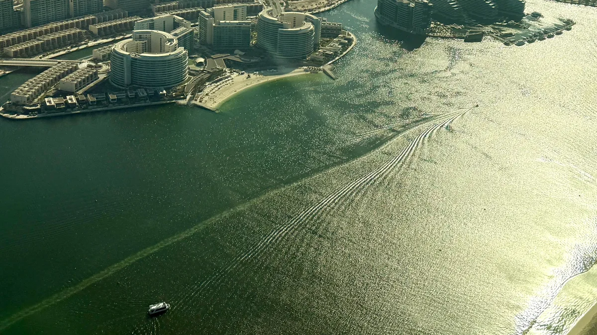 Al Muneera Island in United Arab Emirates