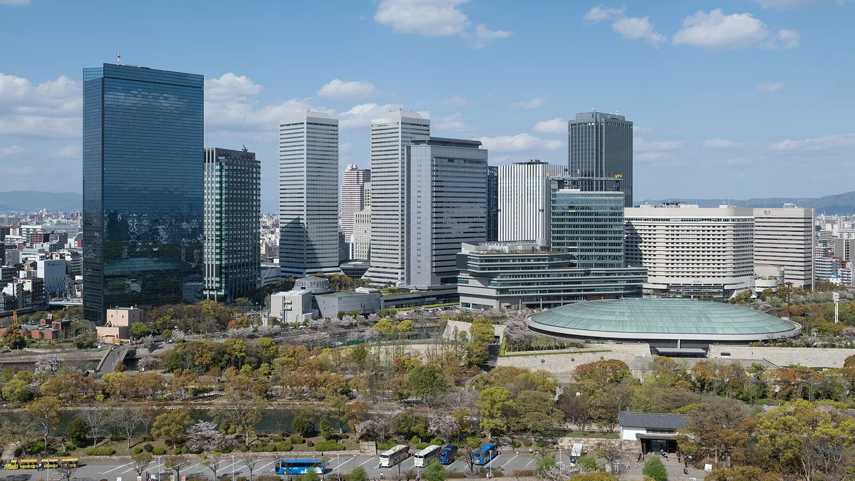Osaka Business Park in Japan